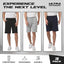 Ultra Performance 3 Pack Mens Shorts Casual Men'S Athletic Short Workout Gym Shorts for Men with Zipper Pockets, Small - 5X