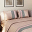 Stoa Paris King Duvet Cover Set 3Pcs, 300TC Silk-Like All-Season Luxury Satin Bedding, Skin & Hair Safe, Home Decor, Hidden Zipper + 2 Pillow Shams 20X40”, No Comforter Included, Versailles:Champagne