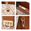 Dasein Hobo Handbag Vegan Leather Tote Chain Shoulder Purse for Women Satchel Bag with Matching Clutch