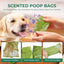 Dyforce Dog Poop Bags Rolls with Dispenser 600 Count Value Pack | Extra Thick Strong Leak Proof Poop Bags for Dogs Doggy with Holder, Scented Pet Waste Cat Litter Bags 9X13" Bulk