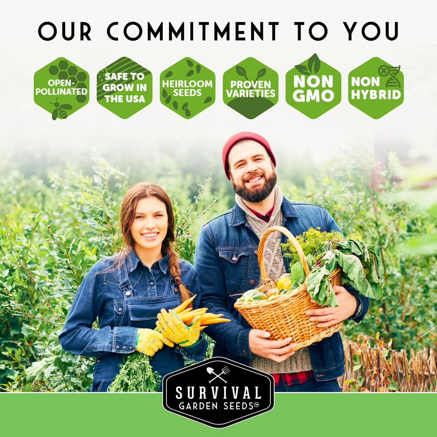 Unlock Your Green Thumb with the 100 Pack Farmer's Kit of Non-GMO Heirloom Vegetable Seeds - Perfect for Emergency Preparedness and Sustainable Gardening!