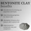 Bentonite Clay Detoxifying Soap, Handmade Soap Bar, Body Soap Bars Moisturizing, Bentonite Clay Powder, Essential Oil Soap, Goat Milk Soap, 4 Oz. Bar (2 Pack)