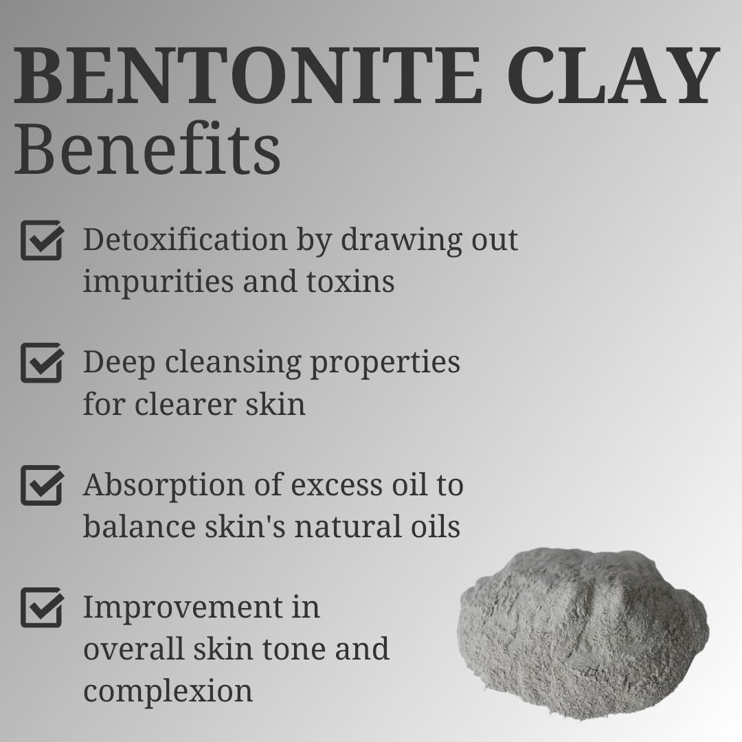 Bentonite Clay Detoxifying Soap, Handmade Soap Bar, Body Soap Bars Moisturizing, Bentonite Clay Powder, Essential Oil Soap, Goat Milk Soap, 4 Oz. Bar (2 Pack)