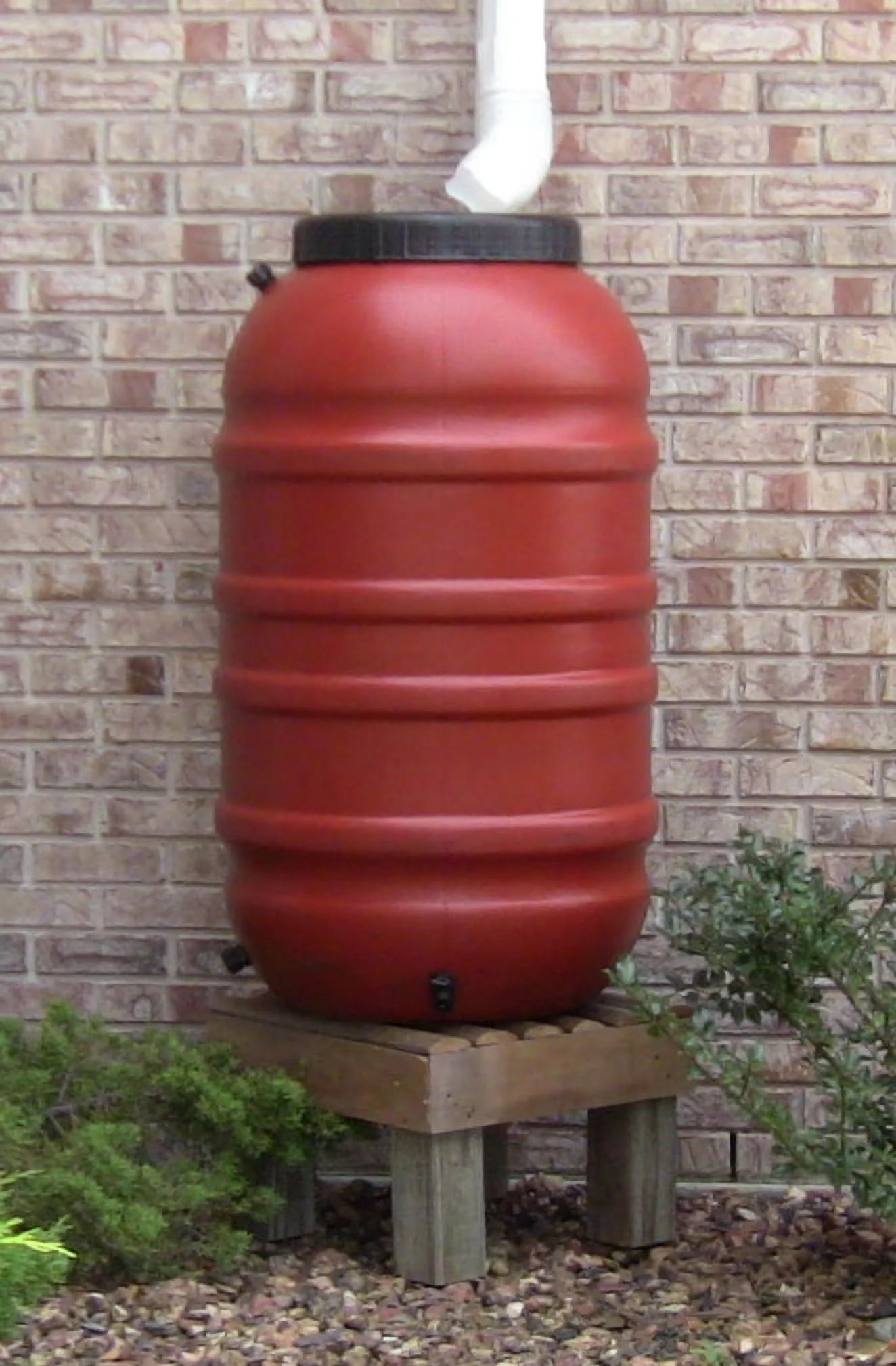Upcycle Products 55 Gallon Terra-Cotta Rain Barrel