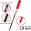 PENSAN Red Ballpoint Pens,1.0 Mm Medium Point, Red Pens, Ergonomic Triangle Grip, 50-Count Pack of Bulk Pens