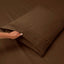 Hearth & Harbor King Size Sheets - 4 Piece Bed Sheet Set, Hotel Luxury Double Brushed Bed Sheets - Extra Soft Bedding Sheets & Pillowcases, King, Brown