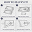 Basic beyond Standard Size Pillows for Sleeping - Soft down Alternative Pillows Luxury Hotel Collection Bed Pillows Set of 2, Grey, 20X26 Inches