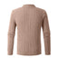 Jsaierl Sweaters for Men Cable Knit Crew Neck Top Long Sleeve Dressy Casual Fall and Winter Quarter Zip Pullover Sweater