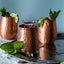 Kosdeg Copper Water Bottle - 34 Oz and Cup 12 Oz - a Hammered Ayurvedic Pure Copper Vessels for Drinking - Drink More Water, Lower Your Sugar Intake and Enjoy the Health Benefits Immediately
