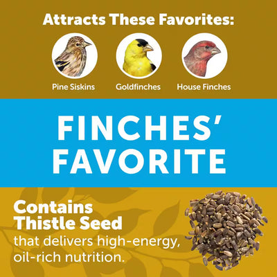 Premium 10 Lb. Thistle Nyjer Bird Seed Food for Finches and More Wild Bird Feed