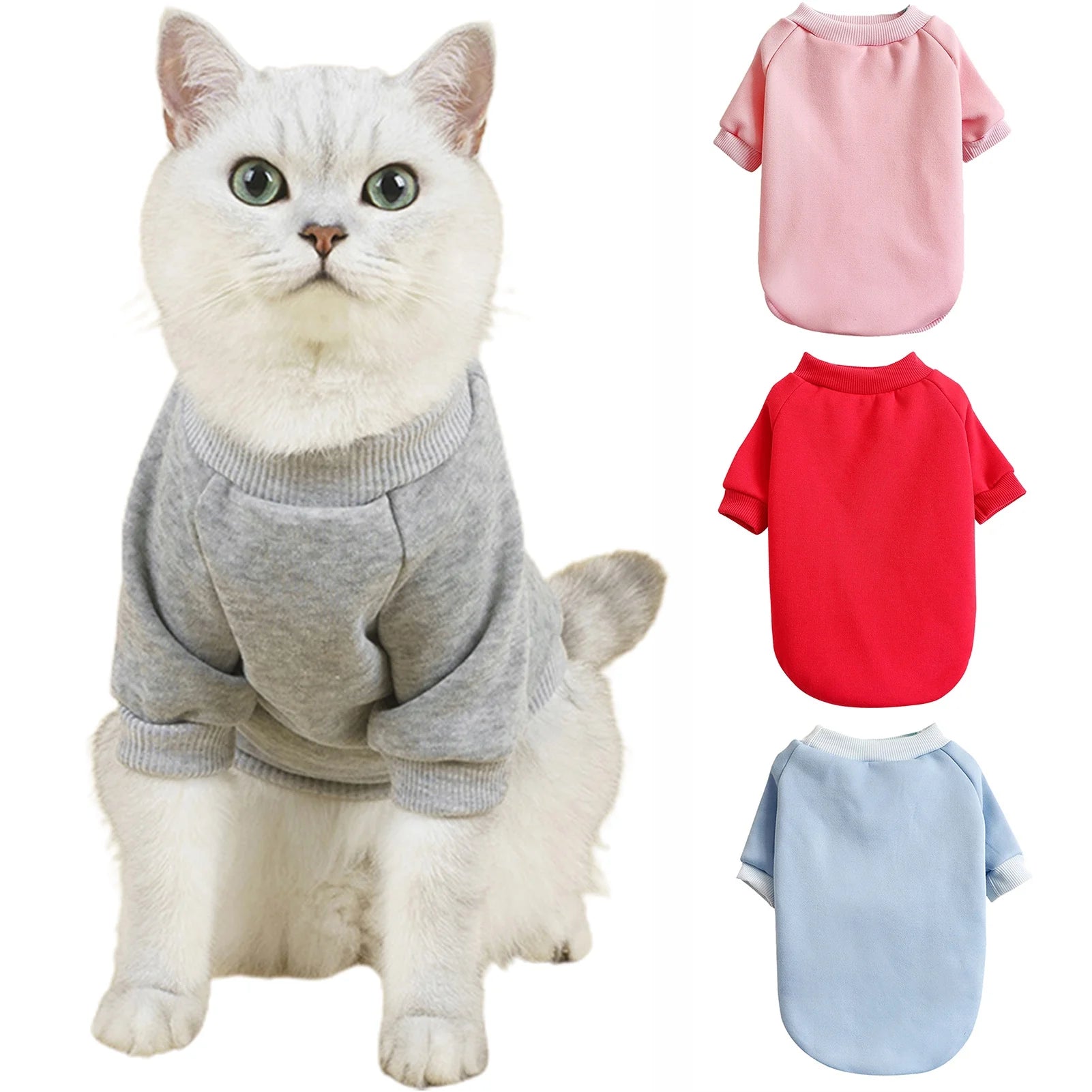 Walbest Dog Sweaters for Small Dogs, Cute Dog Clothes Classic Warm Pet Sweaters for Dogs Girls Boys, Cat Sweater Dog Sweatshirt Winter Coat Apparel for Small Dog Puppy Kitten Cat((Pink, L)