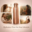 Copper Water Bottle 32Oz - Extra Large 100% Pure Ayurvedic Copper Water Bottle for Drinking, Wide Mouth, Leak-Proof Lid BPA Free Non-Insulated & Eco Friendly with Premium Quality