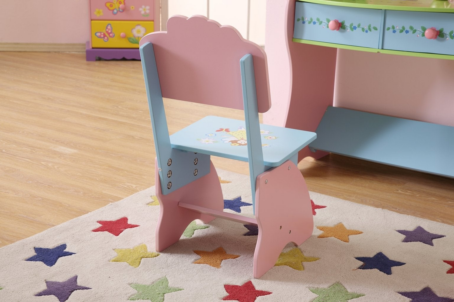 Kids Dressing Table - Modern Dressing Table with Chair