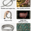 Stainless Steel Metal Garden Water Hose Pipe Flexible Lightweight 25/50/75/100FT