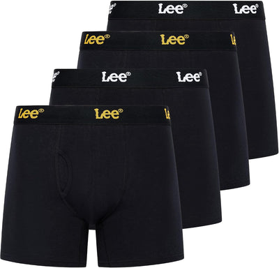 Lee Mens Underwear 4 Pack Boxers for Men Cotton Stretch Boxer Briefs