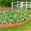 6-Pieces Outdoor Wooden Short Fences Wooden Landscape Border Edging