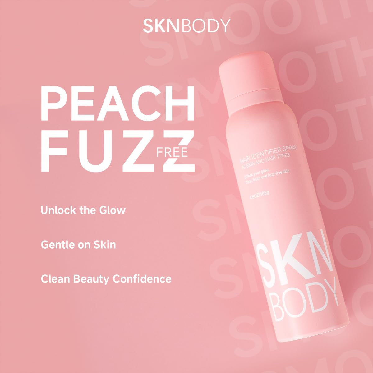 SKNBODY Hair Identifier Spray with Dermaplaner Set 2 Pack, Facial Hair Removal Kit with 4 Razors for Face Shaving and Dermaplaning