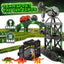 USA Toyz Dinosaur Race Track STEM Playset 225 Pieces Summer Toy for Kids Ages 3+