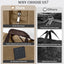 Gynky Duffle Bag for Travel Bag 46L Large Expendable Duffle Bags for Men Weekender Bag with Trolly Sleeve for Business Trip Travel Camp Gym, Khaki