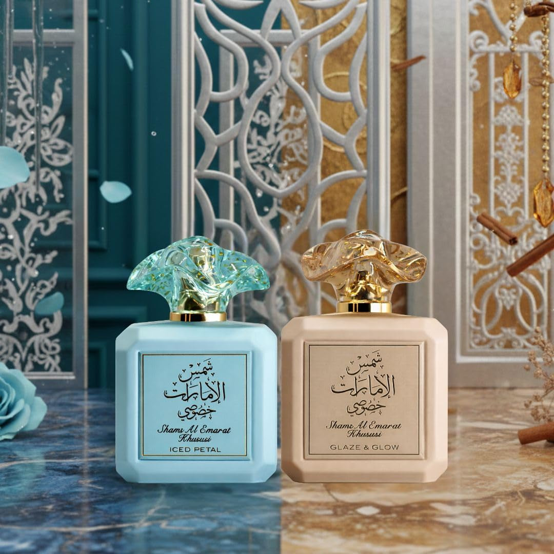 Ard Al Zaafaran Shams Al Emarat Khususi Glaze & Glow & Iced Petal Eau De Parfum Spray 100Ml (3.4 Oz)