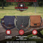 Disc Golf Bag | Frisbee Golf Bag | Easy to Carry | Lightweight Fits up to 10 Discs | 16 Oz Waxed Canvas Sturdy Design | Belt Loop | Double Button Design | Bottle Holder