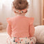 Yvowming Newborn Infant Baby Girl Clothes Outfits Rib Romper Floral Pants with Headband Winter Clothing Set