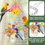 Small and Medium-Sized Bird Toys, Parrot Chewing Sneakers Acrylic Amazon Parrot, Love Birds, Parrot, Parrot, Bell Ball Birdcage Toys.