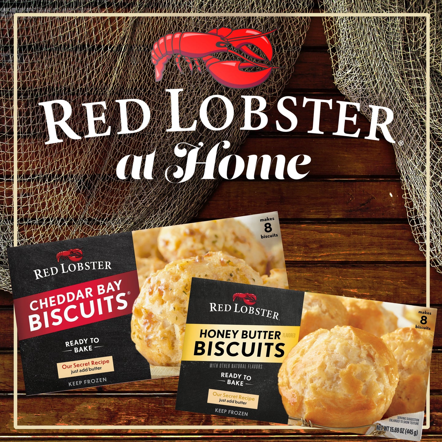(4 Pack) Red Lobster Gluten Free Cheddar Bay Biscuit Mix with Garlic Herb Seasoning, Cheddar Gluten Free Biscuit Mix, 11.36 Oz Box