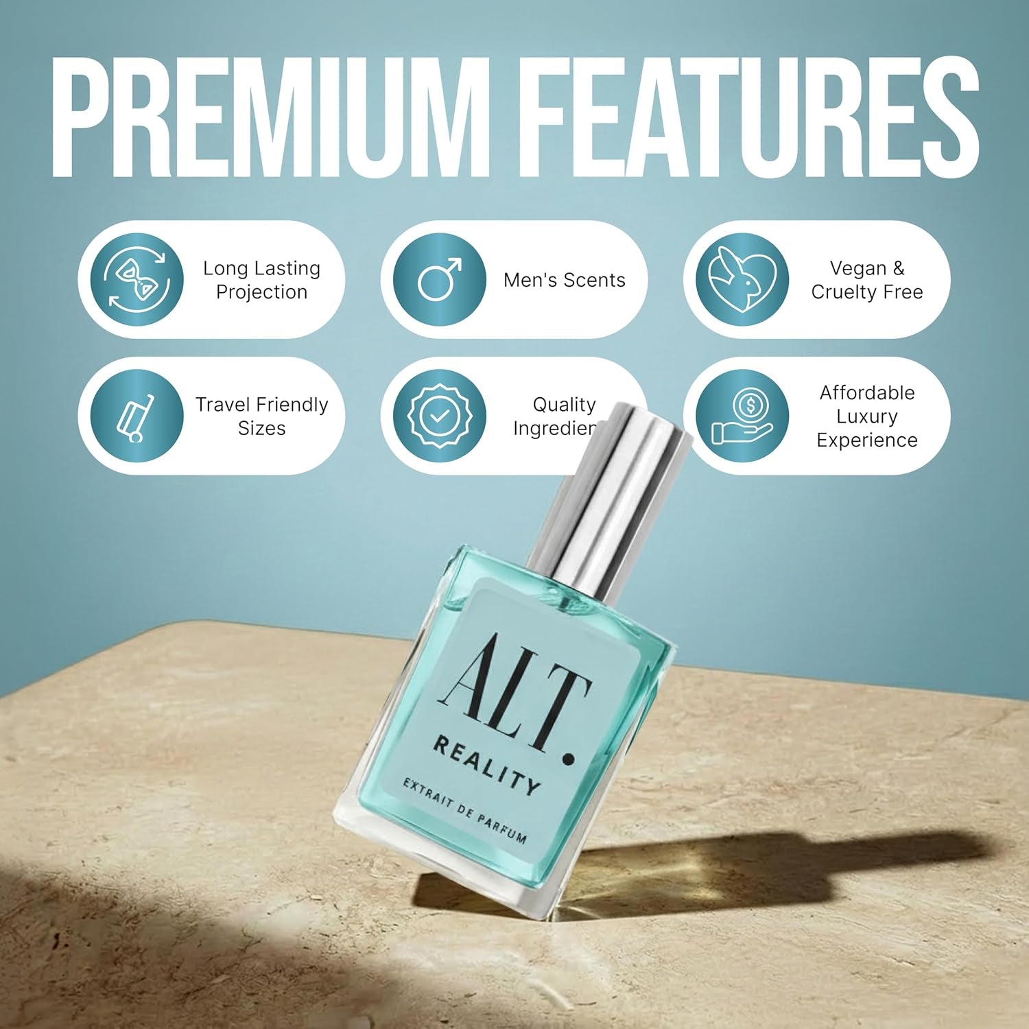 ALT. FRAGRANCES Reality – Inspired by Imagin.Ation Perfume for Men, Extrait De Parfum, Long Lasting Citrus Ginger Fragrance, Fresh Spicy Scent, Travel Size Luxury Men'S Fragrances, 60Ml