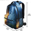 Tornado Colorful Backpack School Book Bag Lightweight Laptop Backpack for Boys Girls Kids