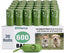Dyforce Dog Poop Bags Rolls with Dispenser 600 Count Value Pack | Extra Thick Strong Leak Proof Poop Bags for Dogs Doggy with Holder, Scented Pet Waste Cat Litter Bags 9X13" Bulk