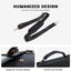 LOVEVOOK Computer Bag Laptop Bag for Women Cute PU Laptop Messenger Bag for Work College,Black