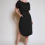PUFF SLEEVE TULIP SHAPE DRESS