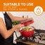 Bruntmor 2-In-1 Pre-Seasoned Cast Iron Dutch Oven with Skillet Lid - 5 Qt round Cast Iron Pot for Bread, Casserole, Braising - Heavy Duty Enamel Cookware Set, Double Dutch Oven - 13.5 X 7-Inch, Black