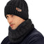 Loritta Winter Hats for Men, 3 PCS Fleece Beanie Scarf Gloves Set
