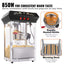 Popcorn Maker, 850 W Popcorn Popper Machine, 8 Oz. Kettle Makes 48-Cups per Batch, Countertop Popcorn Machine, Black