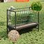 45-Gallon Heavy-Duty Pasture Hay & Grain Feeder with 24 Gallon Feed Pan, Livestock Feeding Trough Quick to Assemble, Feeding Goats, Calves, Cow, Horse for Farms