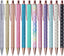 U-RIGHT 12 Pcs Fancy Pens for Journaling, Cute Pens for Women, Retractable Pretty Fun Pens for Nurses Waitress
