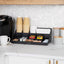 Cup and Condiment Station, Countertop Org, Coffee Bar, Rayon from Bamboo, 18.13 In. L X 9.5 In. W X 6.5 In. H, Brown