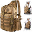 BLISSWILL Outdoor Tackle Bag - Large Water-Resistant Fishing Backpack
