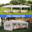 Ktaxon 10'X30' Canopy Tent Wedding Partywith Removable 5 Sidewall White