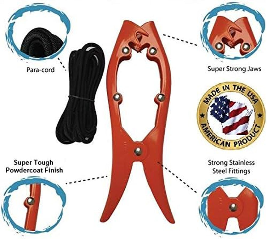 The Original Brush Gripper Made in the USA. Securely Anchor Your Kayak, Canoe or Boats up to 22 Feet in Seconds. the Harder You Pull the Tighter It Grips