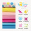 Kullaloo Plush Fabric | Precut Fabric Bundle: 5 Pieces Solid Minky Fabric for Sewing | 19.5X29.5 Each | for Plushies, Baby Blankets, Pillows, Dog Beds, Apparel | Pastel Colors Minky Fabric Pack