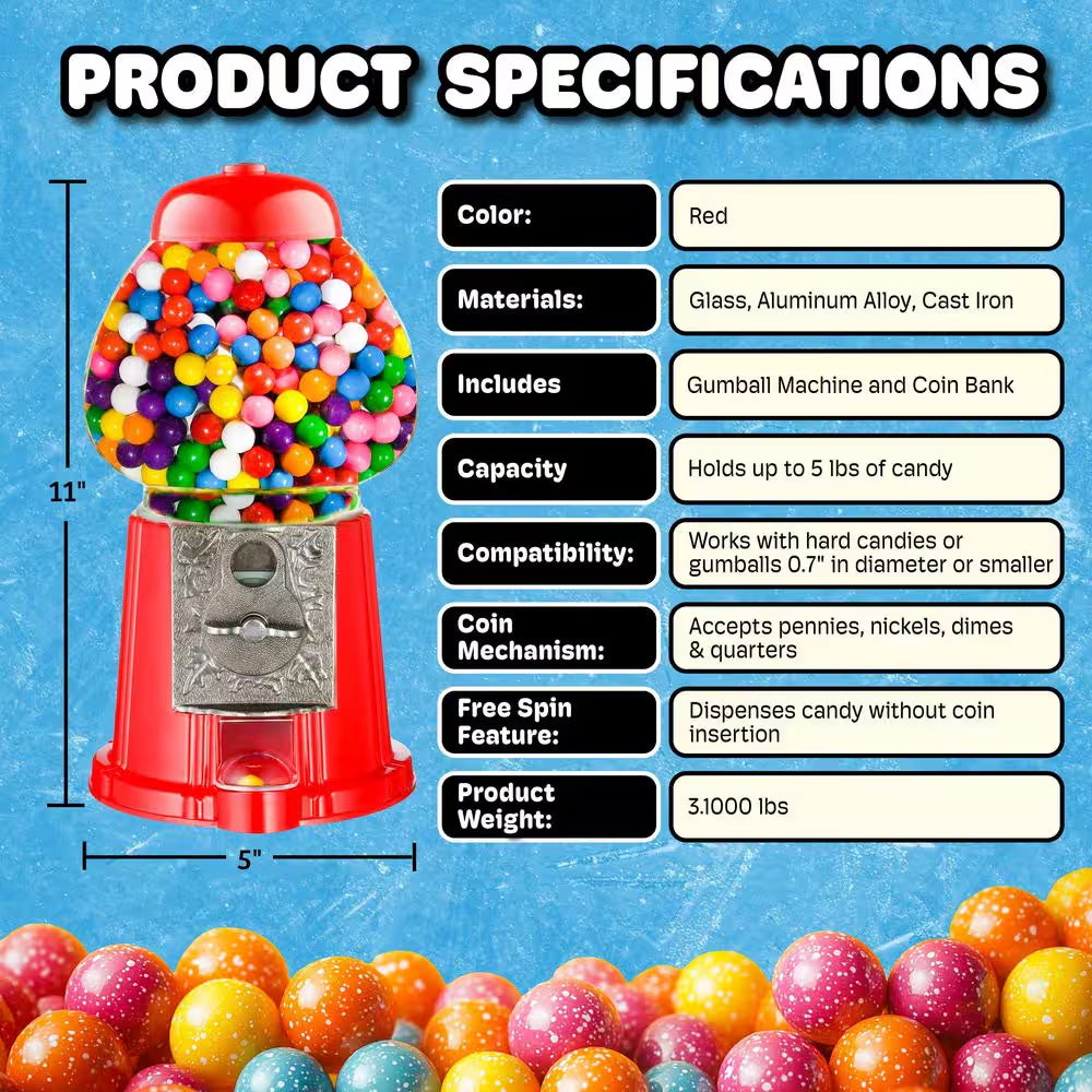 Junior Vintage Gumball Bank Machine