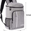 FORICH Backpack Cooler Leakproof Insulated Waterproof Backpack Cooler Bag, Lightweight Soft Beach Cooler Backpack for Men Women to Work Lunch Picnics Camping Hiking, 30 Cans