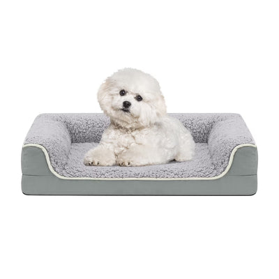 Payusd Dog Bed for Large Medium Small Dogs Orthopedic Dog Sofa Bed Non Slip Pet Couch with Removable Washable Cover Supportive Egg Crate Foam S to XL