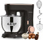KOCHSTELLE Black Electric Stand Mixer 6.8 Quart Qt, 660W, 6-Speed Adjustable, Stainless Steel Planetary, Portable, Compact & Elegant Kitchen Mixer for Baking & Cooking
