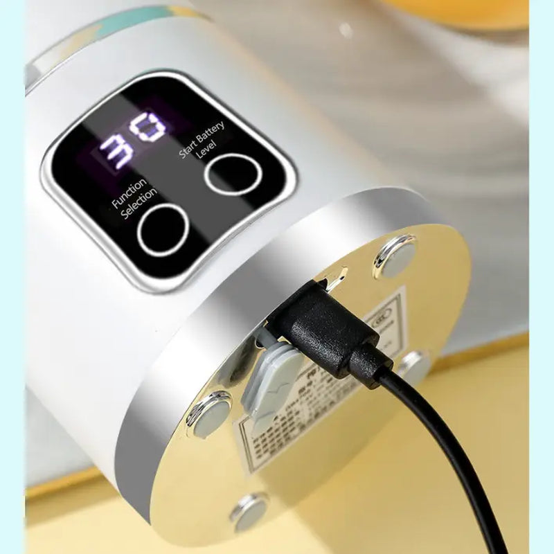 Ultimate Portable Blender! USB Rechargeable & Compact for Smoothies On-The-Go - Perfect Travel, Back to School & Gym! Leak Proof Design, Makes Shakes & Baby Food in Seconds Cup Juicer Rechargeable Mini Blender Vegetable