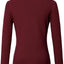 Urban Coco Women'S Long Sleeve Turtleneck Slim Fitted T Shirts Basic Stretch Tee Tops