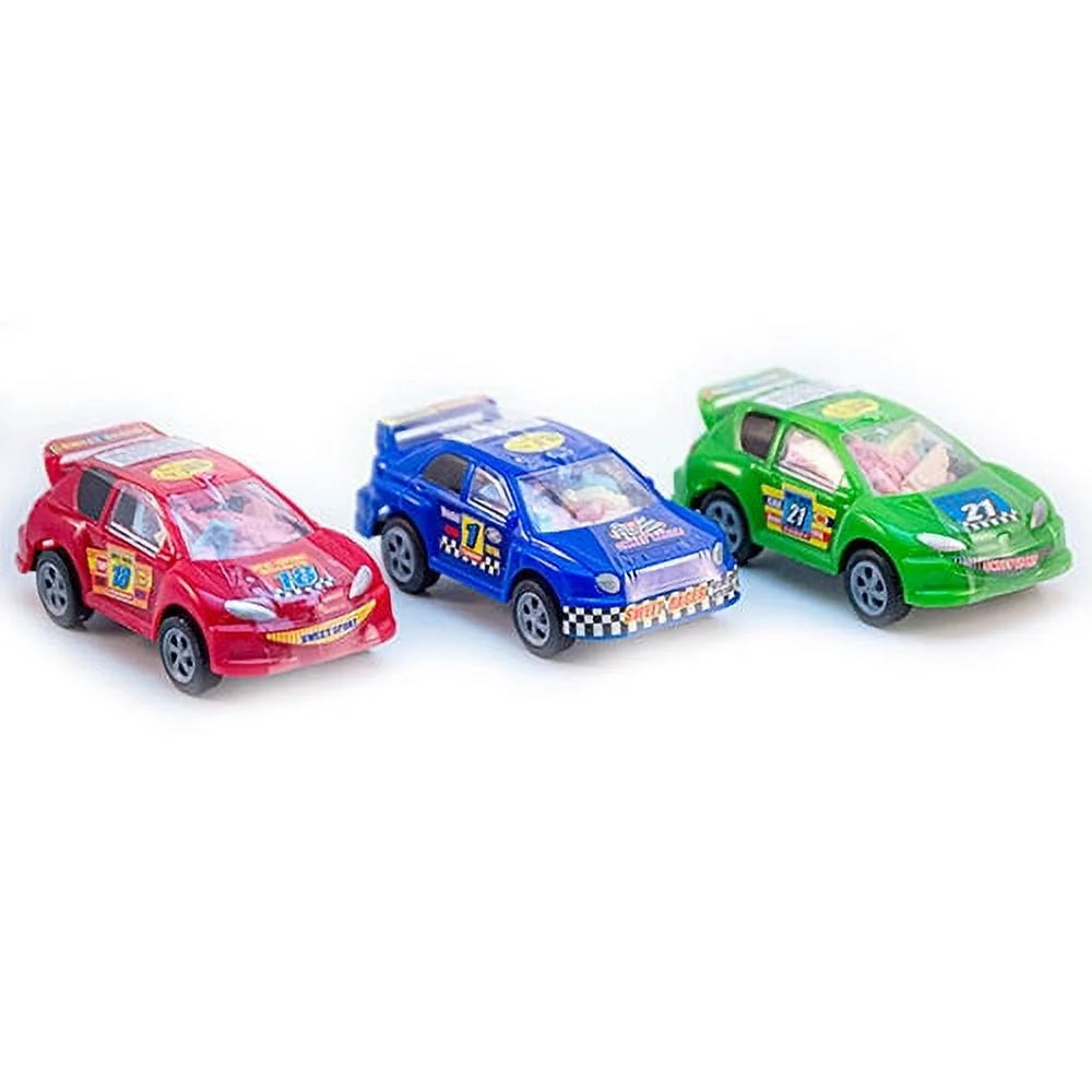 Kidsmania Sweet Racer Pull Back Action Candy Filled Cars (1 Box, 12 Cars)